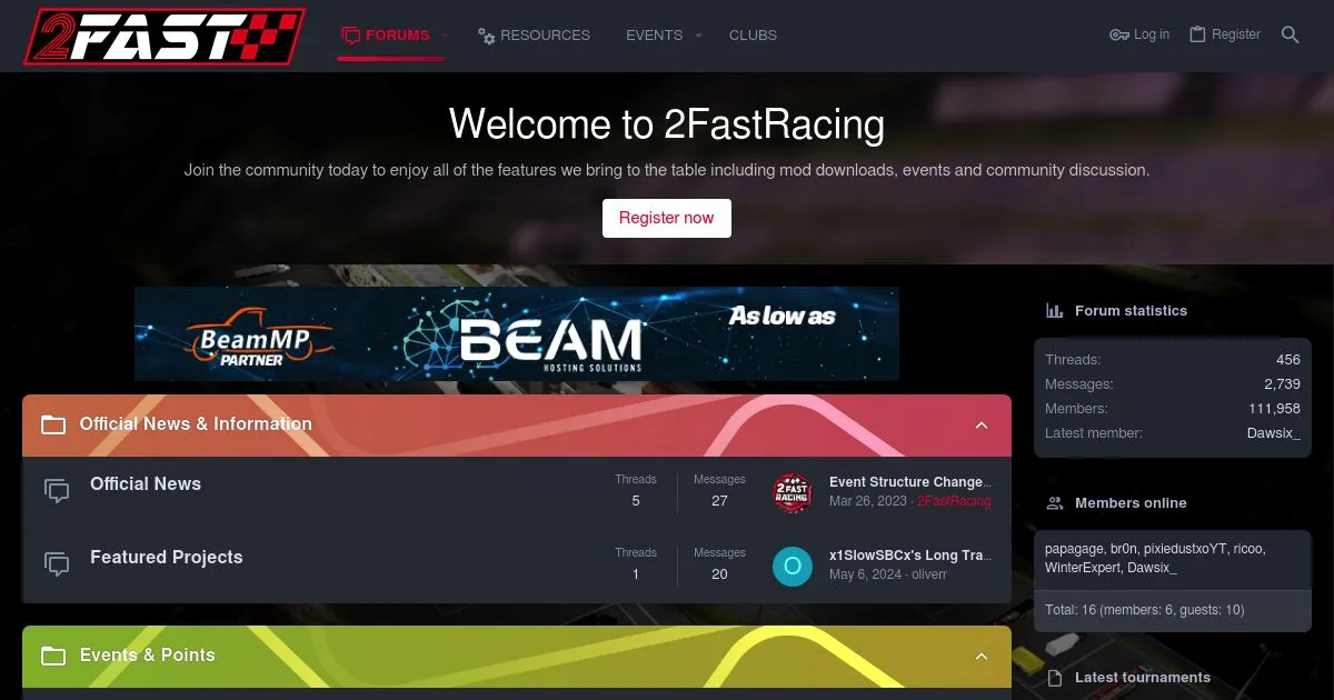 2Fast Racing - Forums