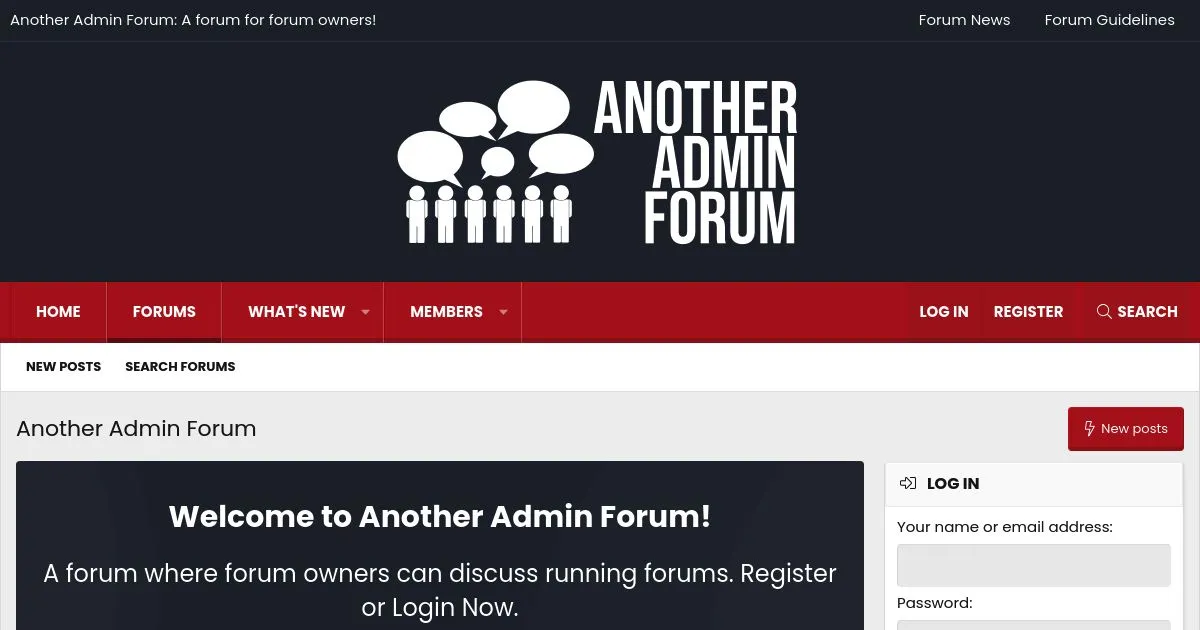 Another Admin Forum