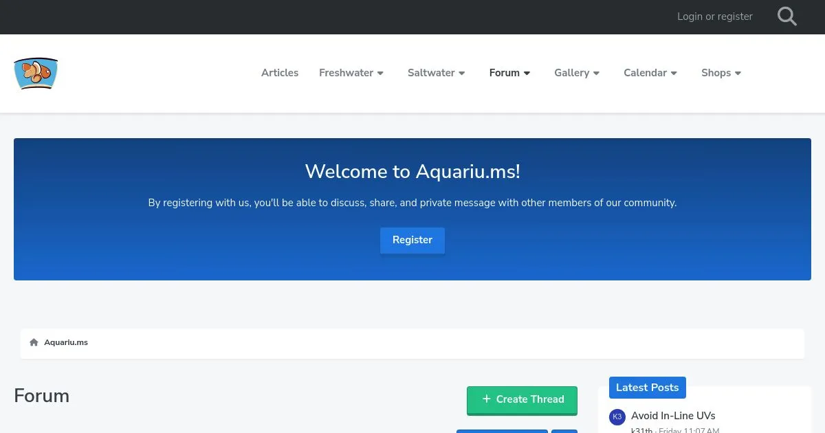 Aquariu.ms Forum