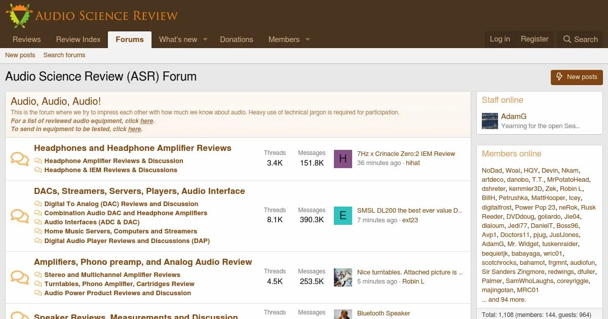 Audio Science Review Forum