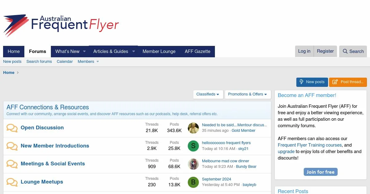 Australian Frequent Flyer Community