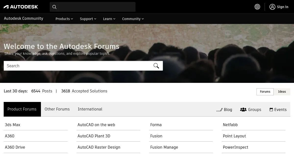Autodesk Community Forums