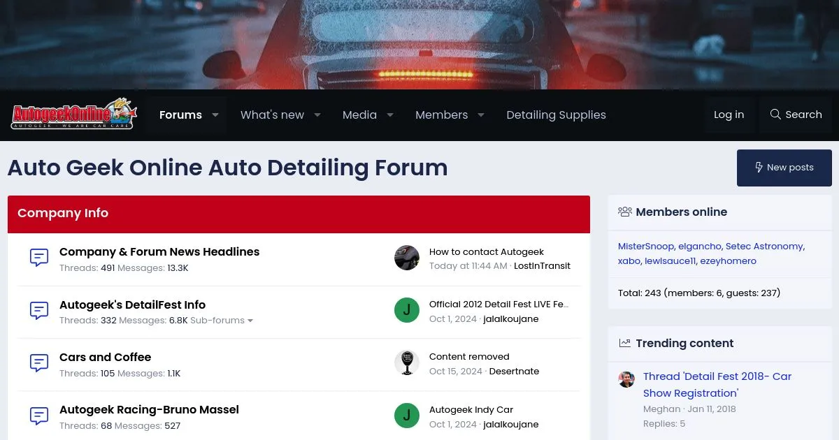 Autogeek Car Detailing Forum