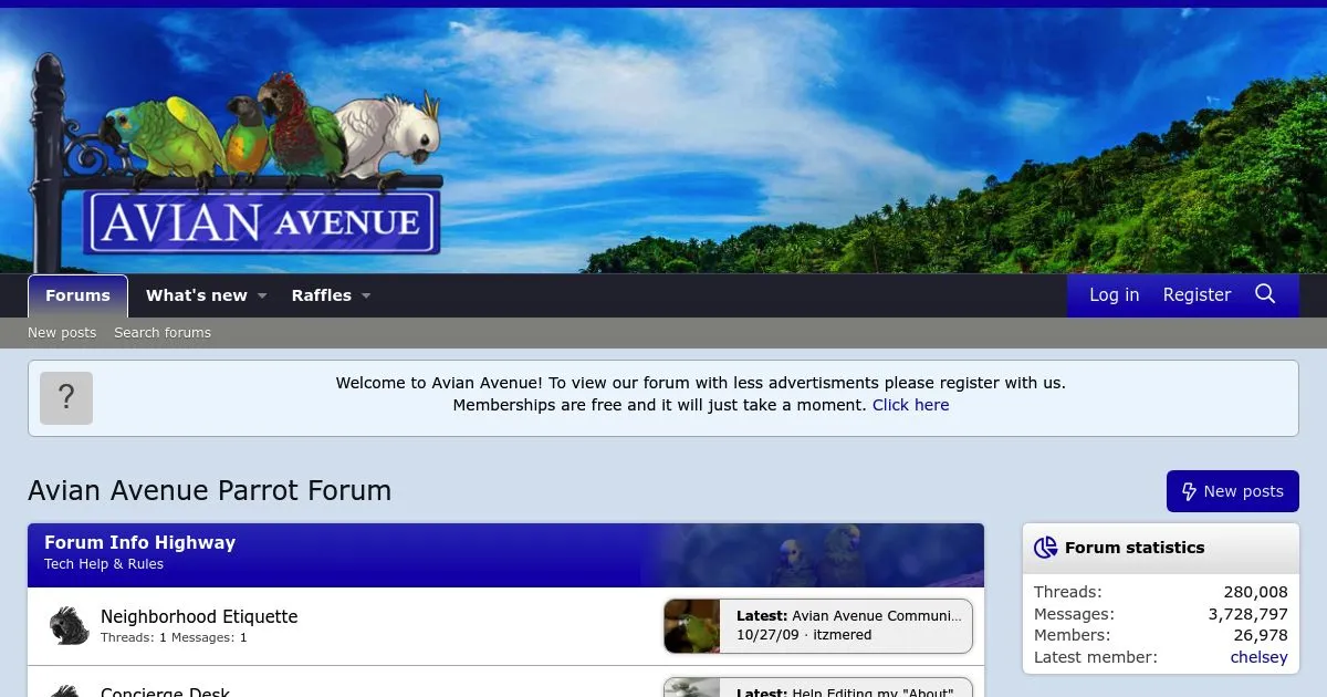 Avian Avenue - Bird Forums & Community