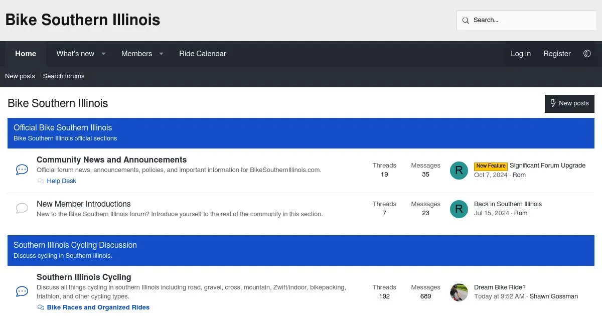 Bike Southern Illinois Forum