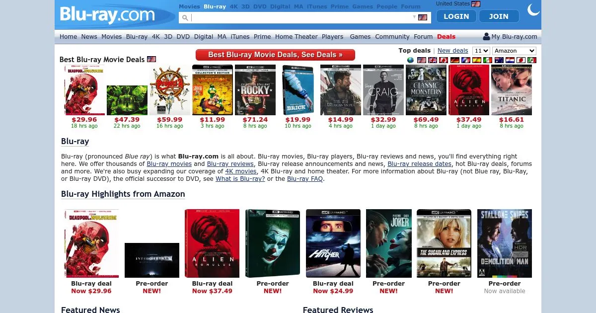 Blu-ray.com: Home Entertainment Reviews & Forums