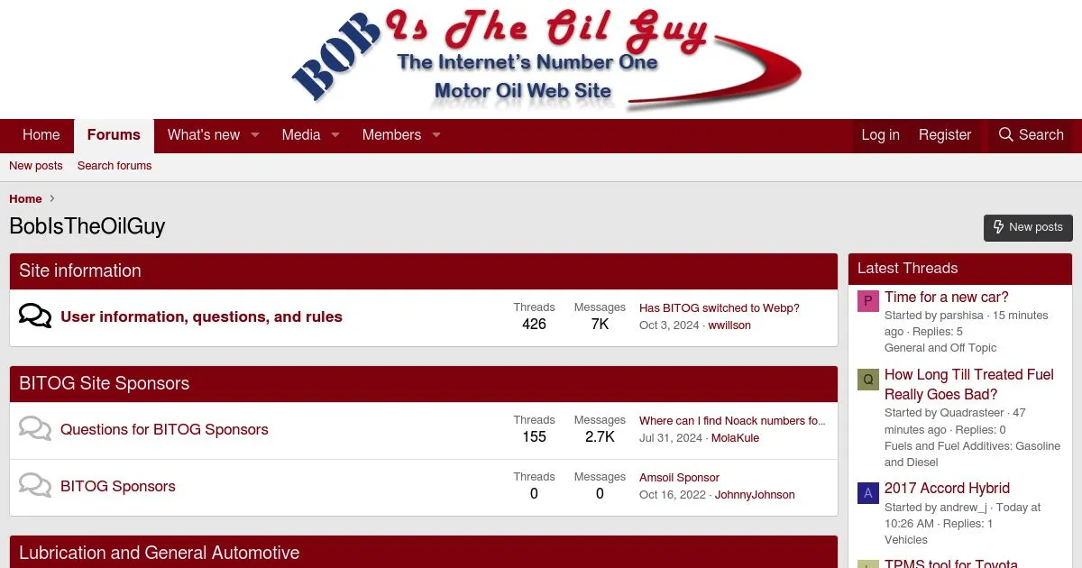 Bob Is The Oil Guy Forum