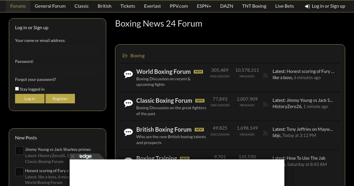 Boxing Forum 24