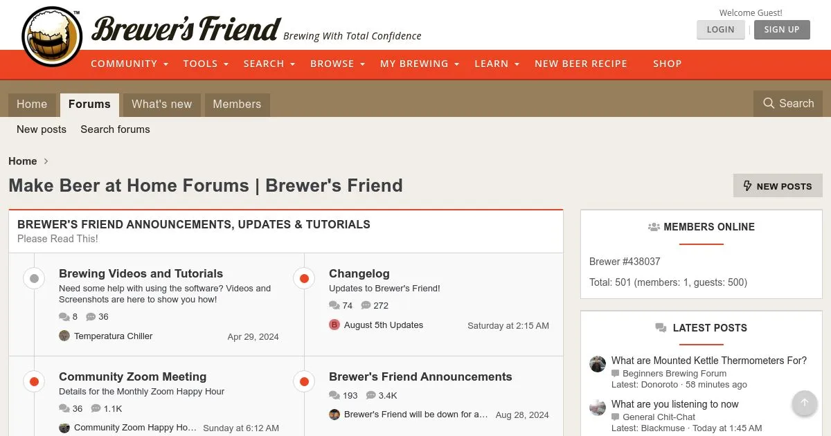 Brewer's Friend Forum