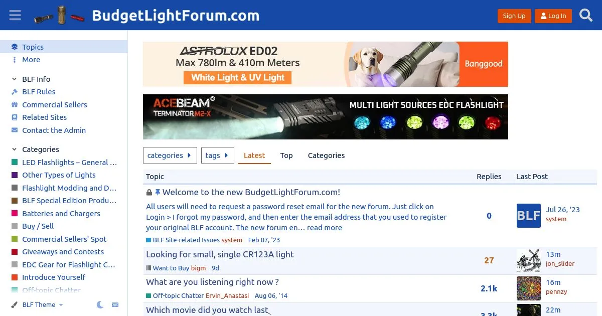 BudgetLightForum: Where Frugal Meets Flashlight