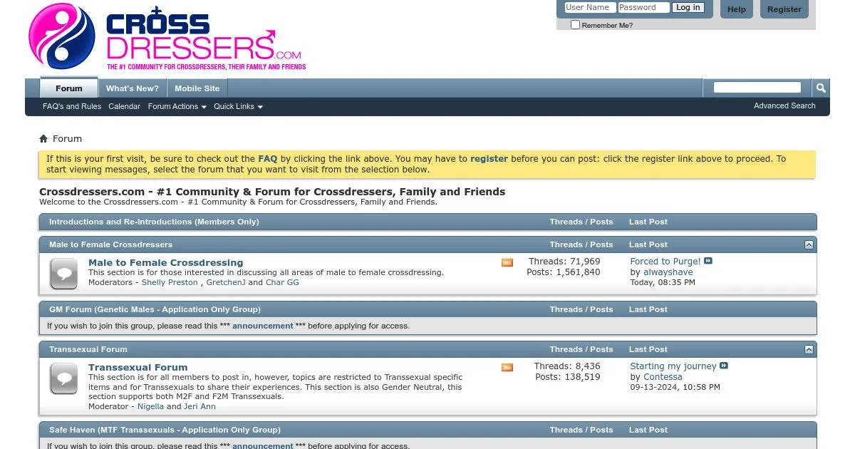 Crossdressers.com Forum