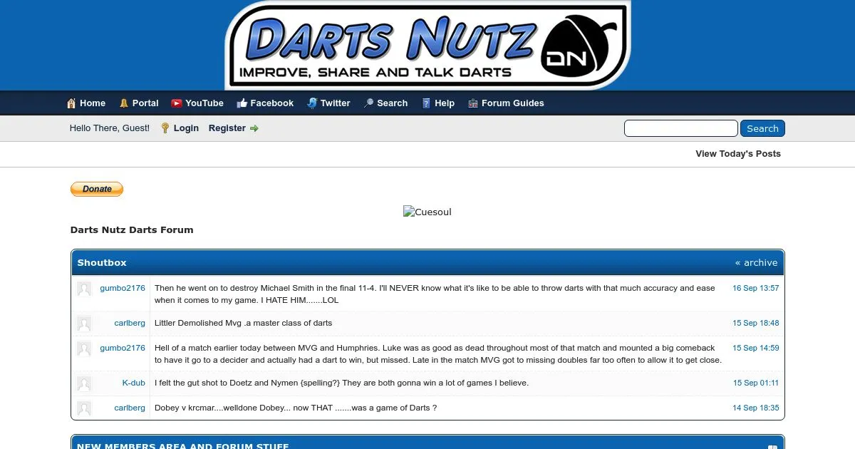 Darts Nutz Forum