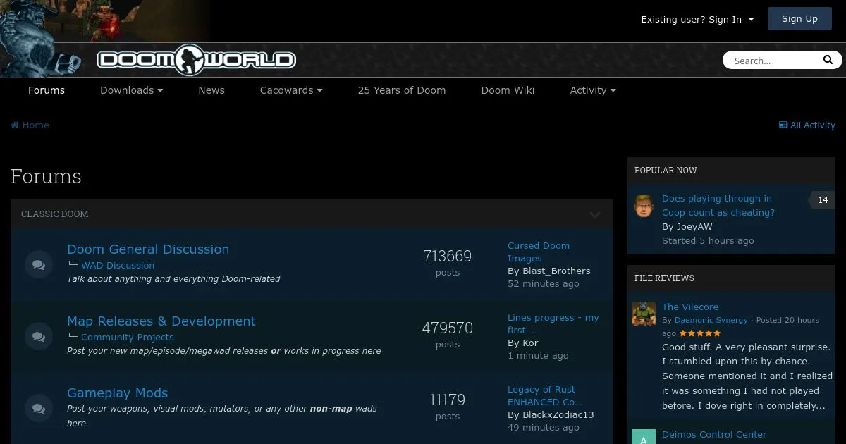 Doomworld - Doom Gaming Community & Forum