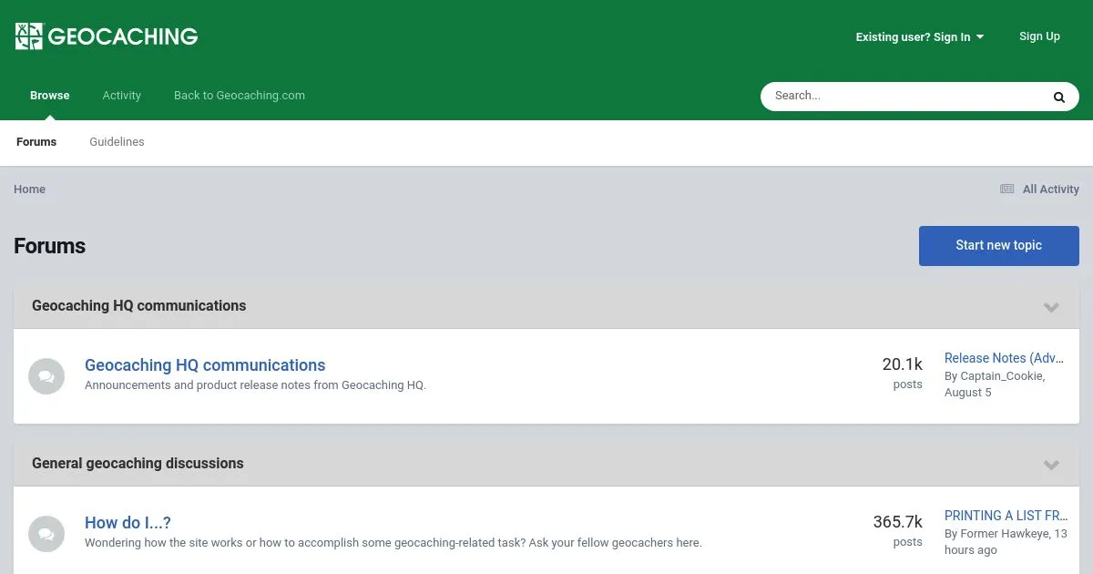 Geocaching Forums