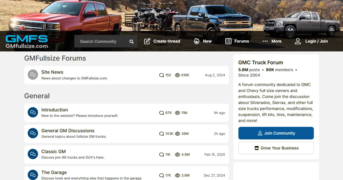 GM Full-Size Truck & SUV Enthusiast Forum