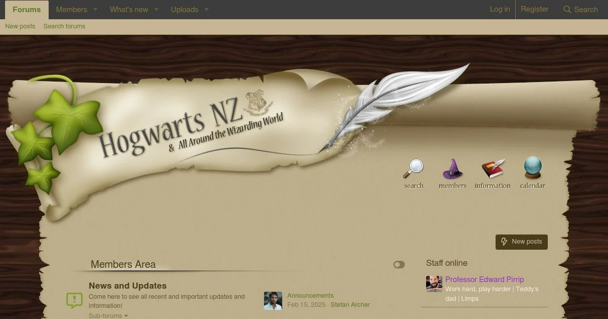 Hogwarts New Zealand: A Premier Harry Potter Roleplaying Community