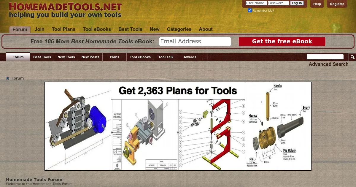 HomemadeTools.net - Homemade Tool Builders Forum