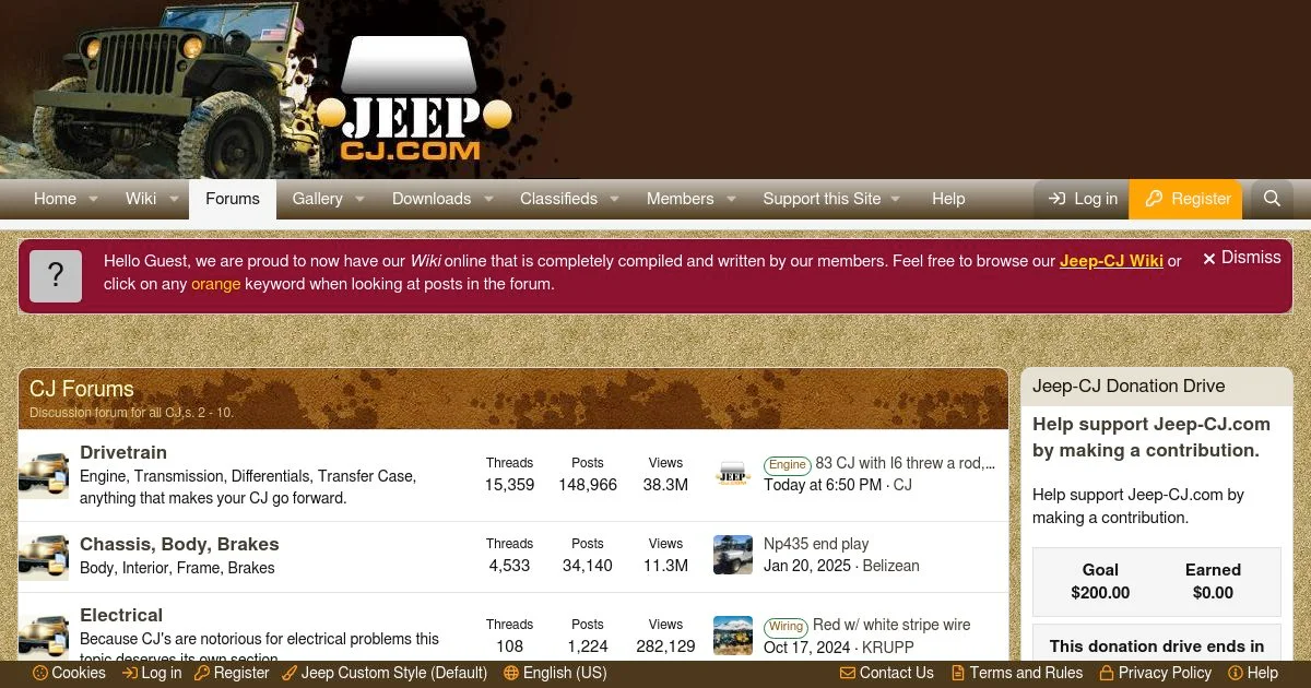 Jeep-CJ Community Forums