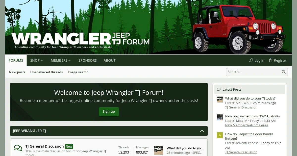 Jeep Wrangler TJ Forum: Community for 1997-2006 Models