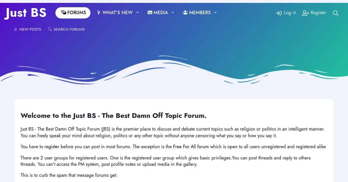 Just BS - The Best Damn Off Topic Forum