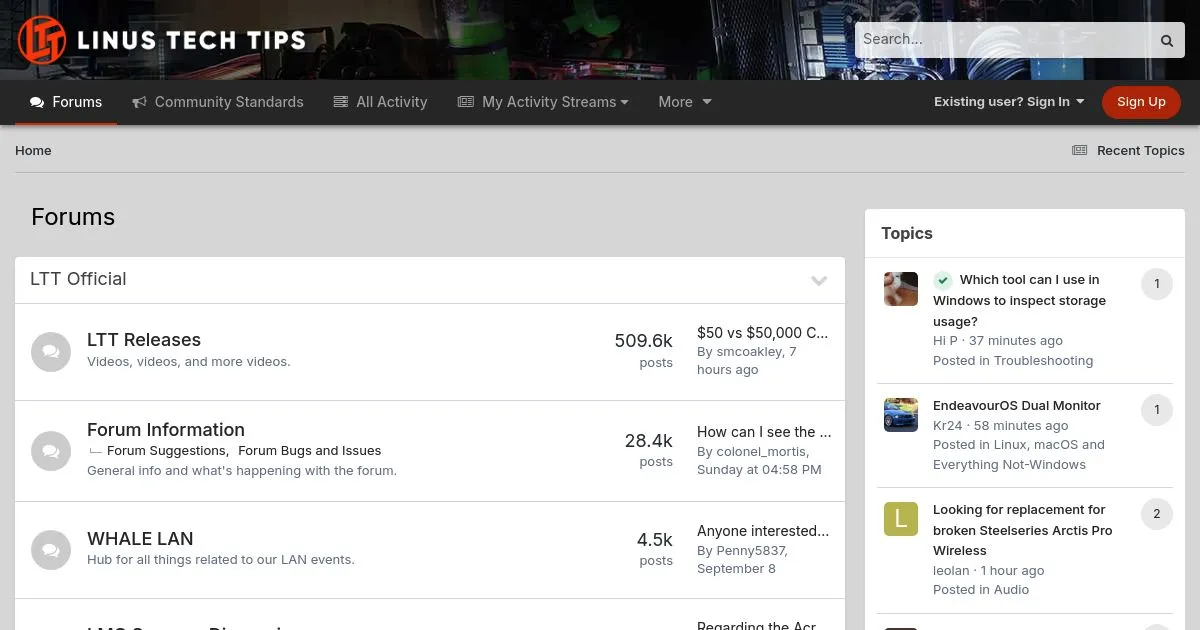 Linus Tech Tips Forum
