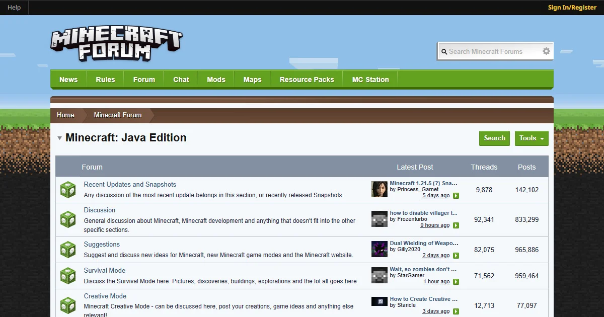 Minecraft Forum – Community & Discussion