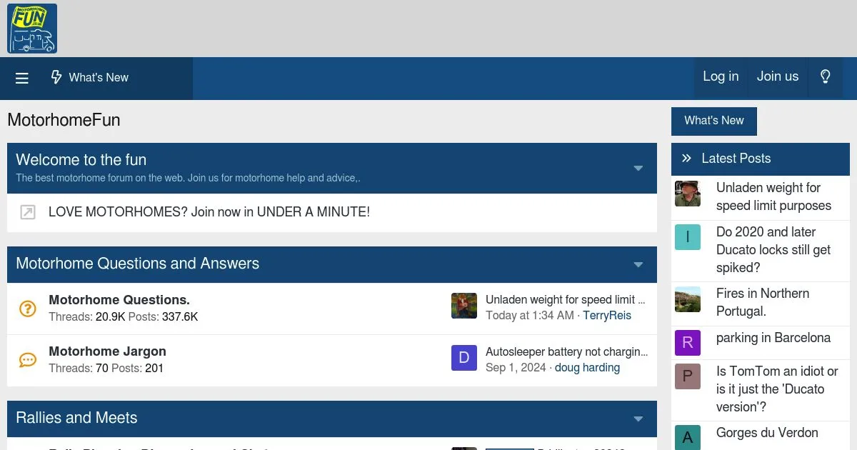 MotorhomeFun Forum