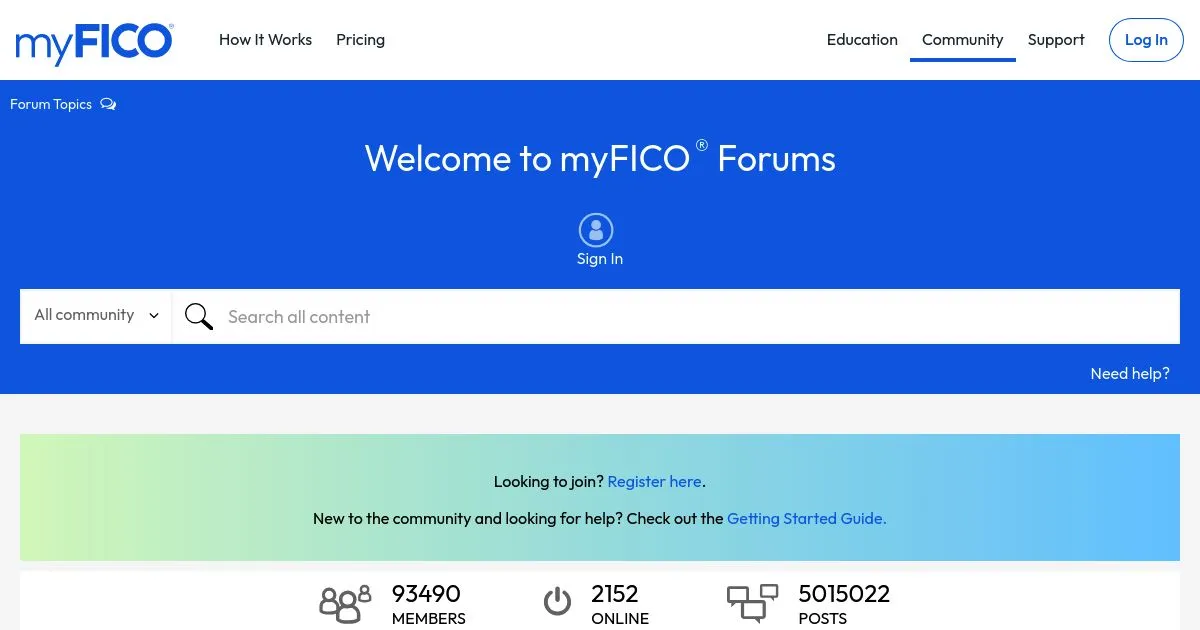 myFICO Forums