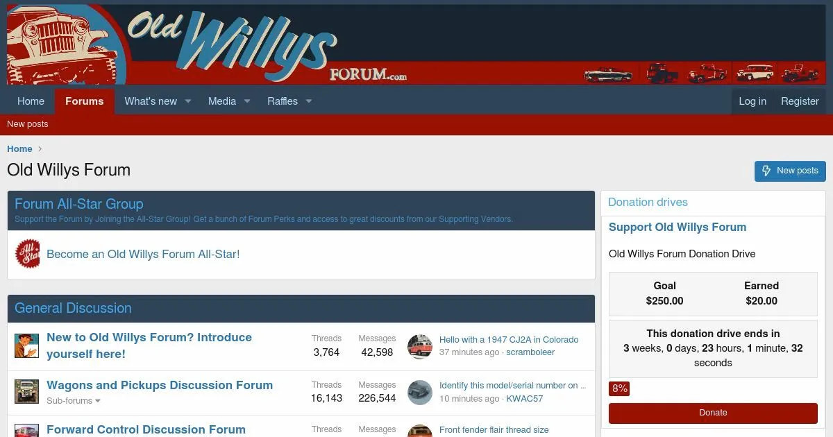 Old Willys Forum: Vintage Willys Enthusiasts