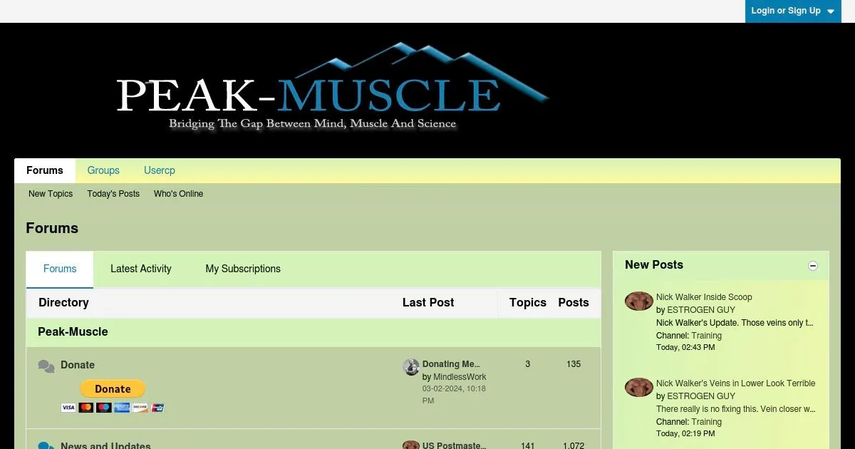 Peak-Muscle.com Bodybuilding Forum