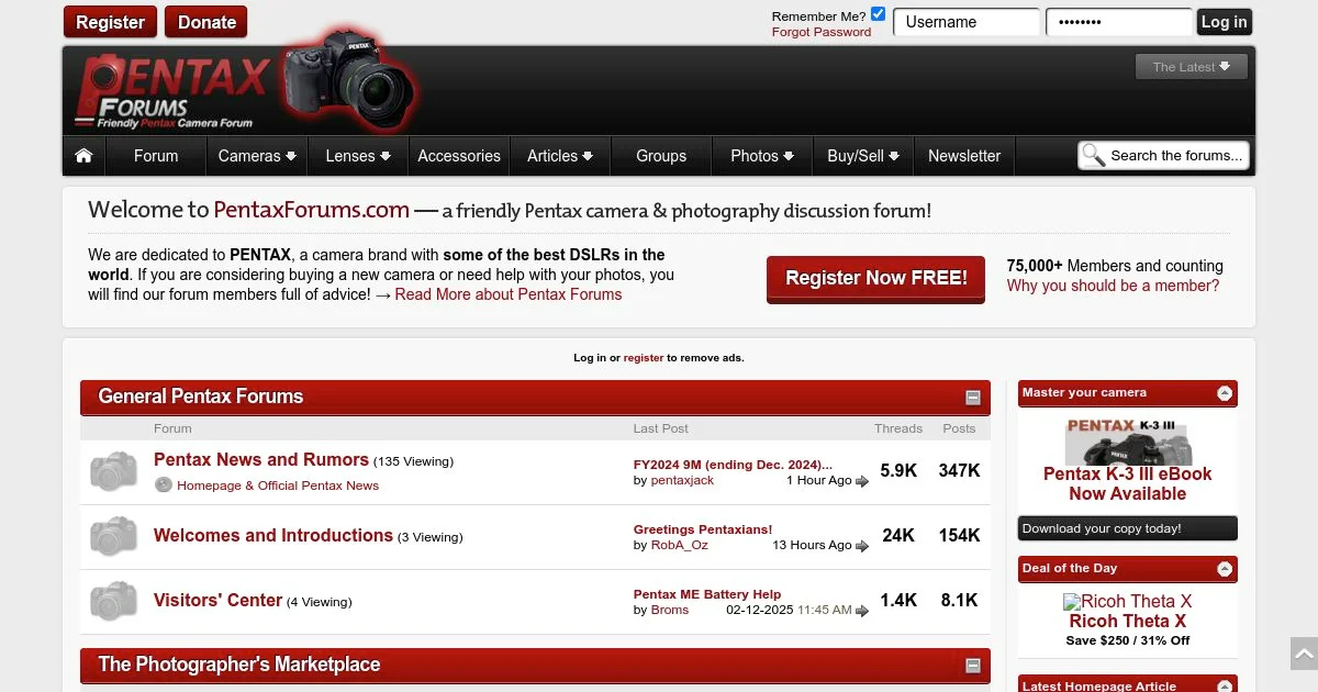 Pentax Forums – Photography & Camera Discussions