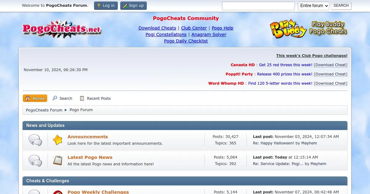 PogoCheats Forum