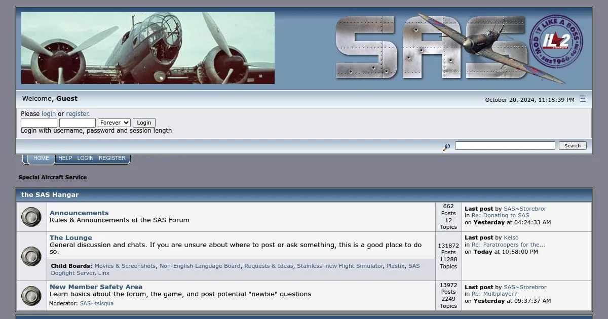 SAS 1946 Forum