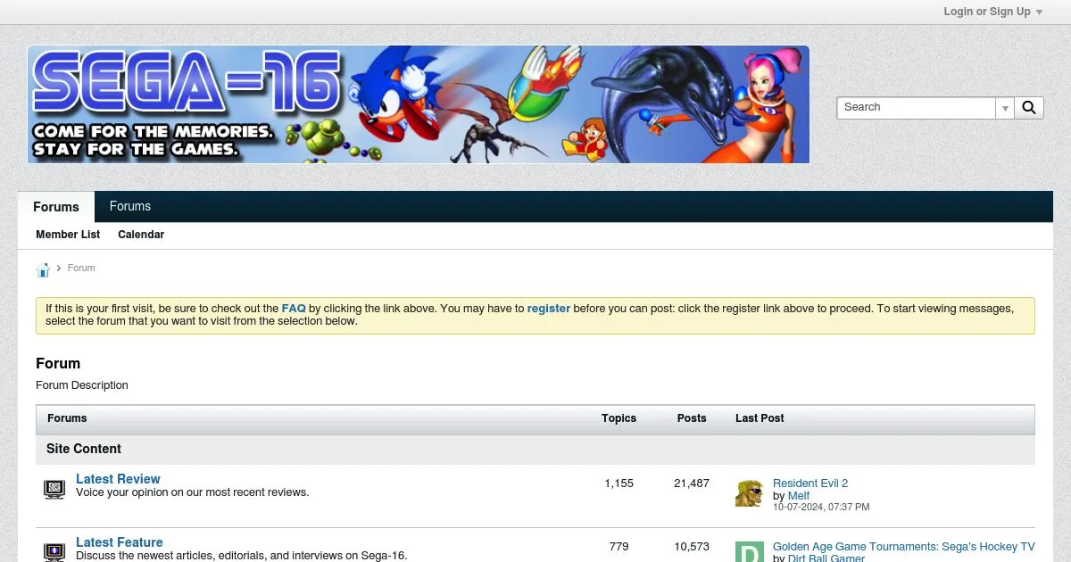 Sega-16 Forums: Celebrating Sega's Legacy