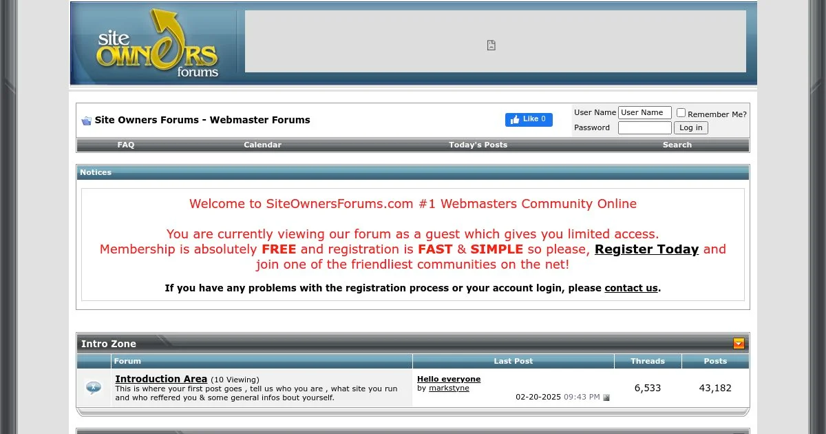 Site Owners Forums: Webmaster & SEO Discussions