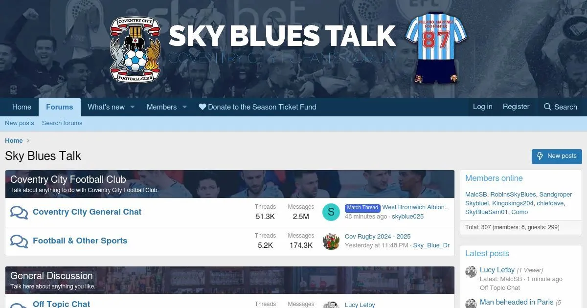 Sky Blues Talk: Coventry City FC Forum