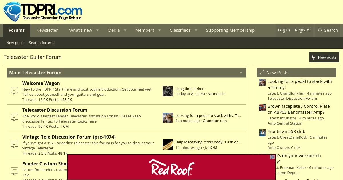 Telecaster Discussion Page Reissue (TDPRI)