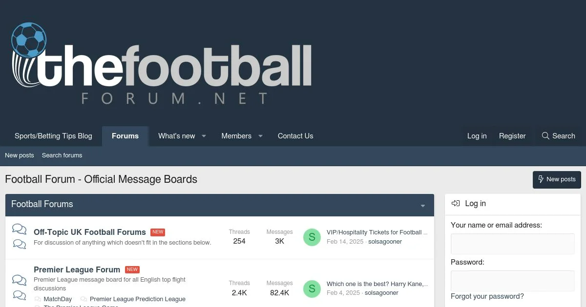 The Football Forum: UK's Busiest Football Community