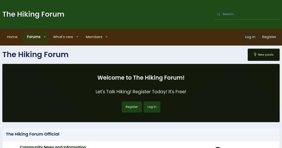 The Hiking Forum