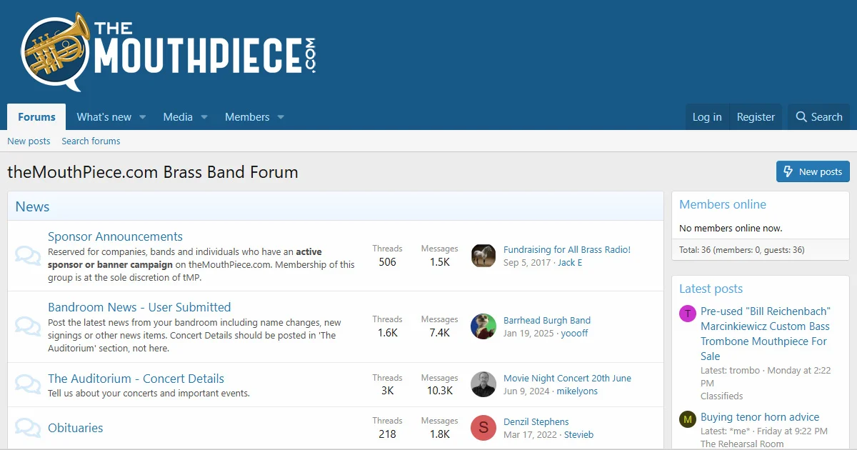 theMouthPiece.com – Brass Band Musicians’ Forum