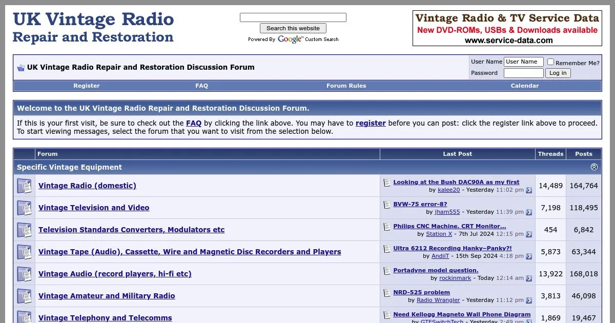 UK Vintage Radio Repair and Restoration Discussion Forum