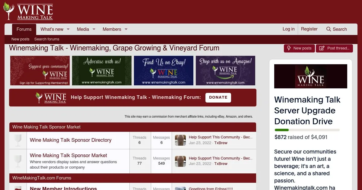 Wine Making Talk Forum